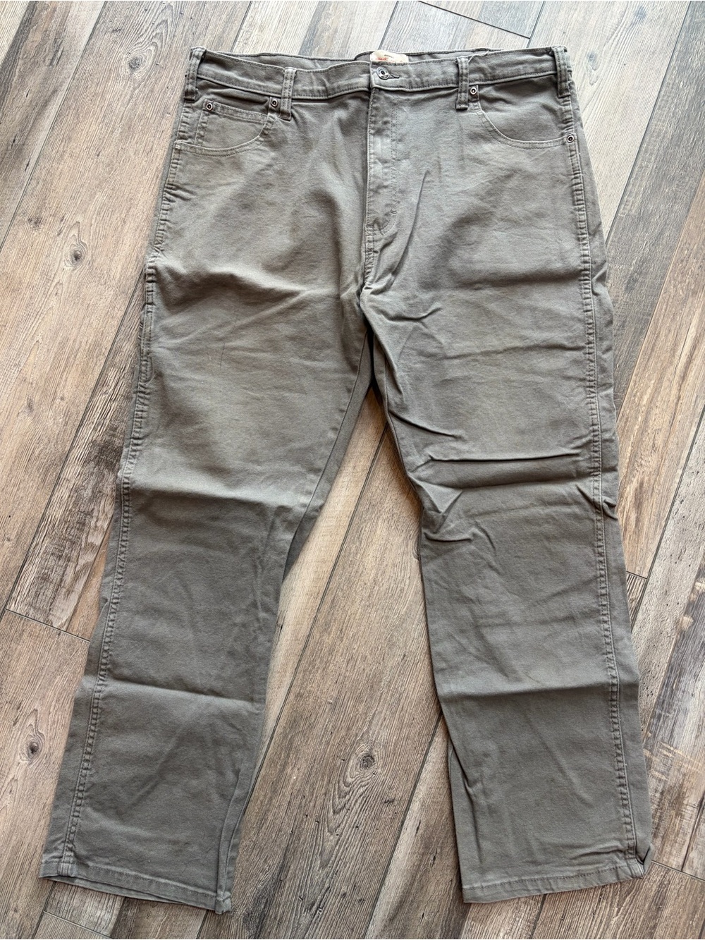 Men’s Weatherproof Gray/Tan Jeans